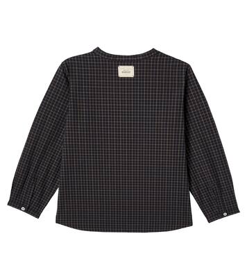 Artiste checked cotton poplin shirt | Bonpoint