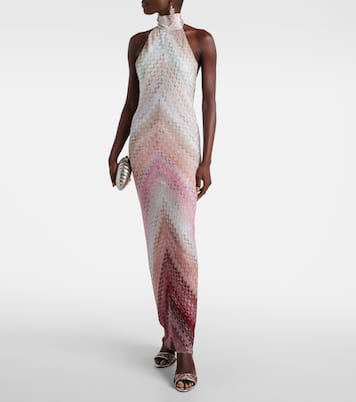 Belle sequined metallic leather sandals | Missoni