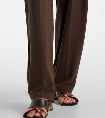 Pantalon ample à taille haute | Norma Kamali