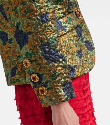 Floral jacquard jacket | Saint Laurent