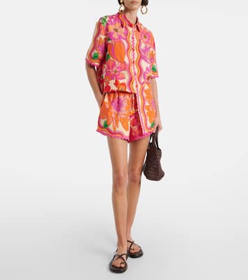 Shorts aus einem Leinengemisch | Farm Rio