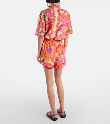 Shorts aus einem Leinengemisch | Farm Rio