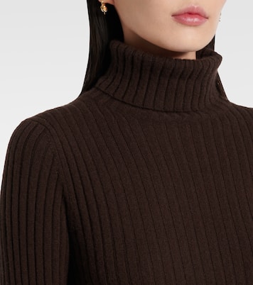 리브 니트 캐시미어 터틀넥 | Jardin des Orangers