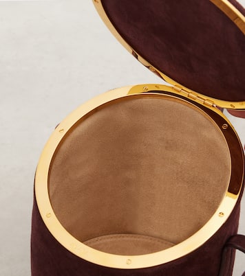Sac seau La Canette Small en daim | Alaïa