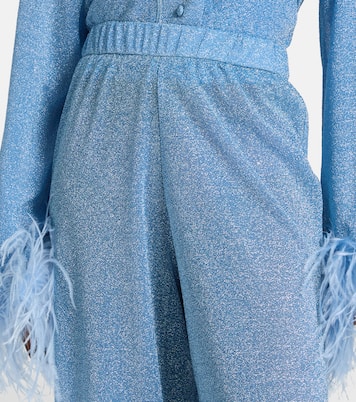 Weite Hose Lumière mit Federn | Oséree