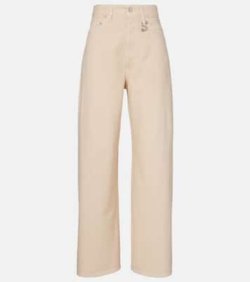 High-Rise Wide-Leg Jeans Siamese | Sportmax