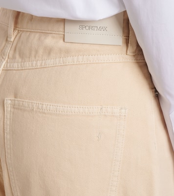 High-Rise Wide-Leg Jeans Siamese | Sportmax