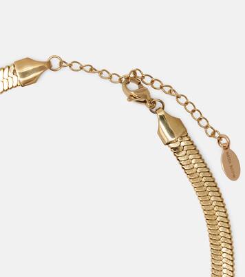 Gold-plated chain necklace | Magda Butrym