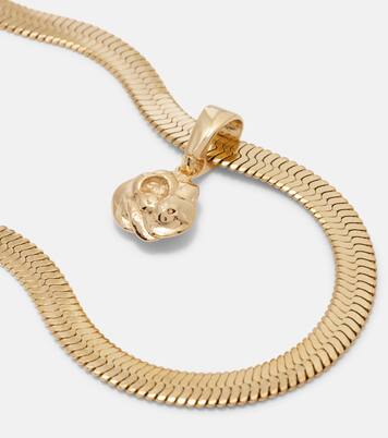 Gold-plated chain necklace | Magda Butrym
