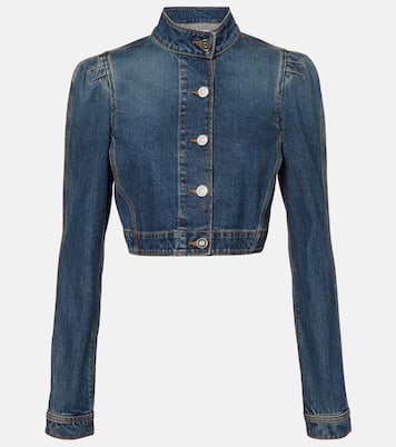 Cropped denim jacket | Alaïa