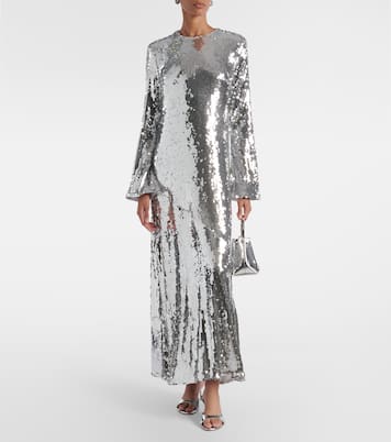 Robe longue à sequins | Rotate