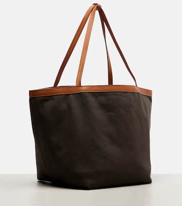 Park Three Stitch reversible canvas tote bag | The Row