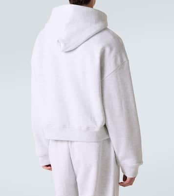 Cropped cotton zip-up hoodie | Entire Studios