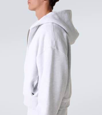 Cropped cotton zip-up hoodie | Entire Studios