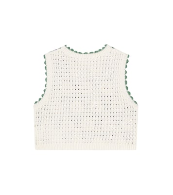 Pull sans manches Rynia en crochet | Louise Misha