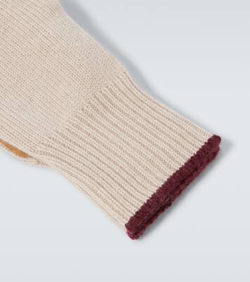 Gants en cachemire et cuir | Brunello Cucinelli