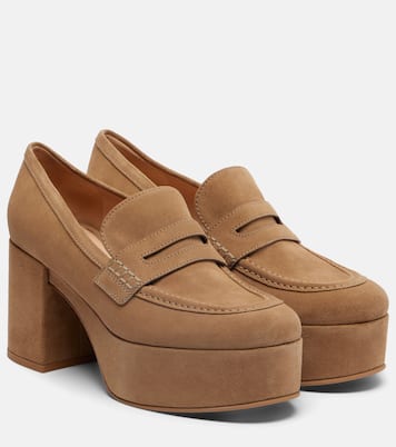 35 suede loafer pumps | Gianvito Rossi
