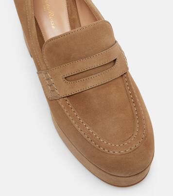 35 suede loafer pumps | Gianvito Rossi