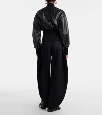Pantaloni barrel in lana vergine | Alaïa