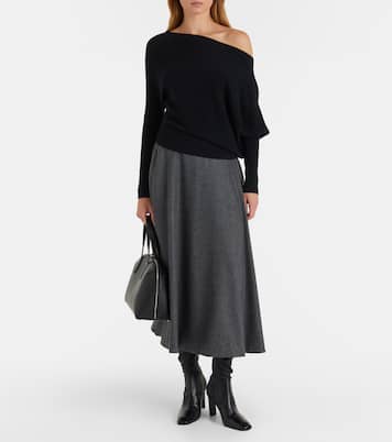 One-Shoulder-Pullover Paxi aus Kaschmir | Altuzarra
