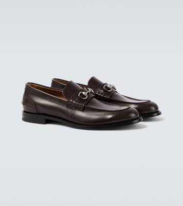 Horsebit leather loafers | Gucci
