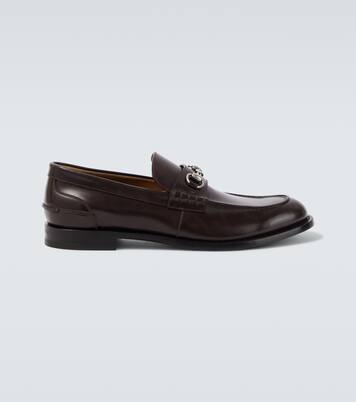 Horsebit leather loafers | Gucci