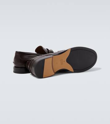 Horsebit leather loafers | Gucci