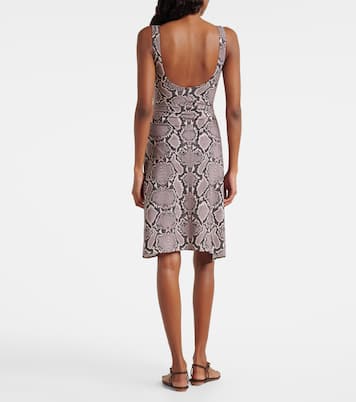 Lilith 스네이크 프린트 비치 커버업 | Karla Colletto