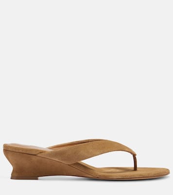 Micro Wedge 40 suede thong sandals | Le Monde Béryl