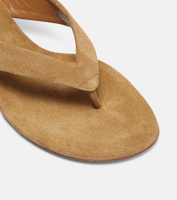 Micro Wedge 40 suede thong sandals | Le Monde Béryl