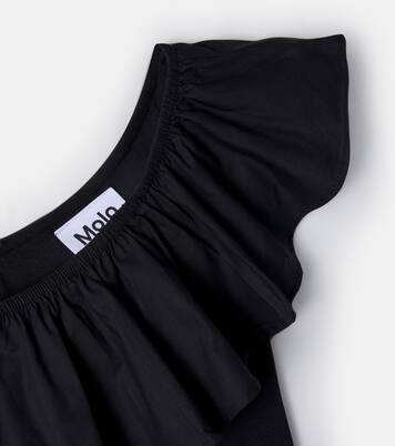 Rebecca ruffled cotton-blend top | Molo