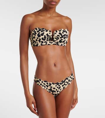 Bedrucktes Bikini-Oberteil Lisbon | Marysia