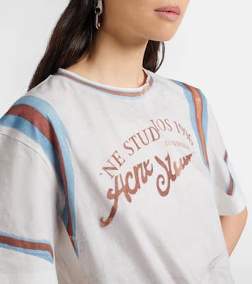 Trompe l'œil cotton jersey T-shirt | Acne Studios