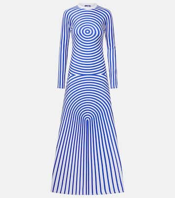 Bedrucktes Maxikleid aus Jersey | Jean Paul Gaultier