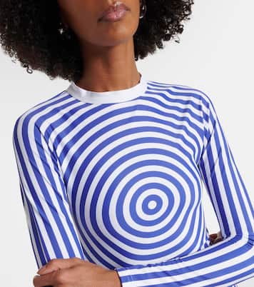 Bedrucktes Maxikleid aus Jersey | Jean Paul Gaultier