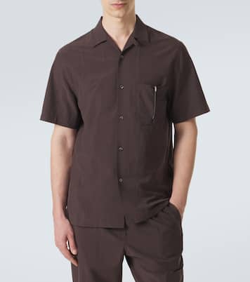 Chemise de bowling Havana en soie mélangée | Umit Benan