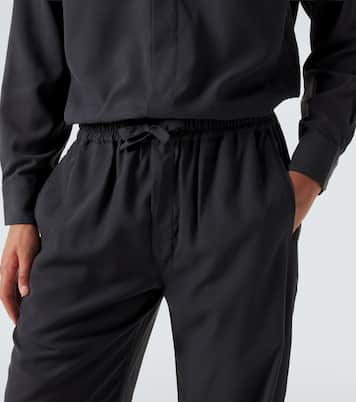 Gerade Hose Alio aus Seide | Saman Amel
