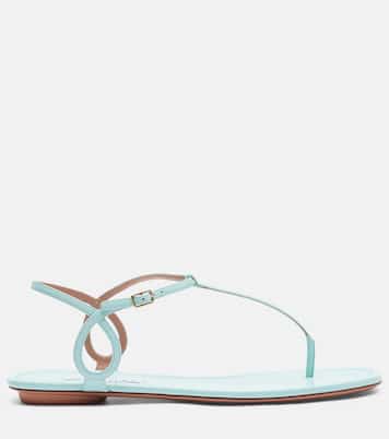 Almost Bare leather thong sandals | Aquazzura