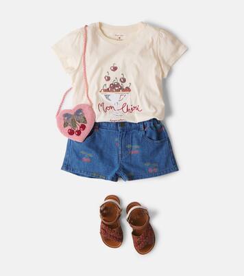 Magot printed denim shorts | Konges Sløjd
