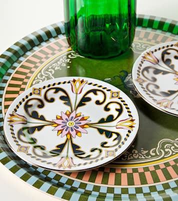 Set Tyrrhenia Tulyps aus zwei Desserttellern | La DoubleJ