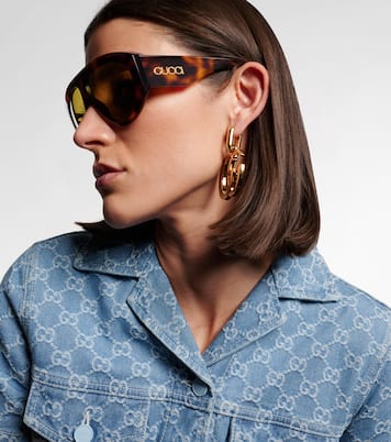 Signoria 쉴드 선글라스 | Gucci