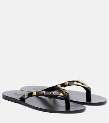 Rockstud leather thong sandals | Valentino Garavani