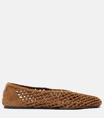 Regency woven suede ballet flats | Le Monde Béryl