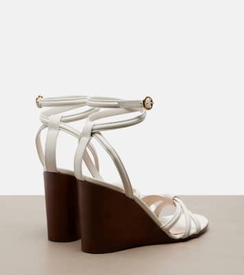 Wedge-Sandalen aus Leder | Gianvito Rossi
