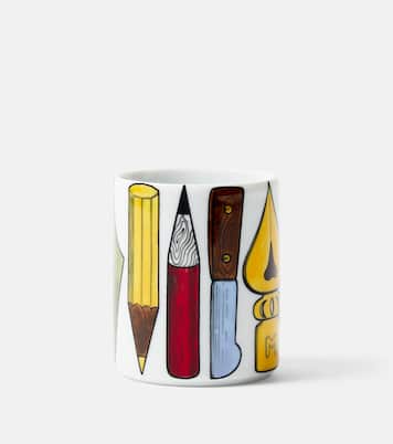 Strumenti Scrittura porcelain pen pot | Fornasetti