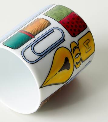 Strumenti Scrittura porcelain pen pot | Fornasetti