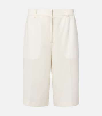 Semi-sheer Bermuda shorts | Toteme
