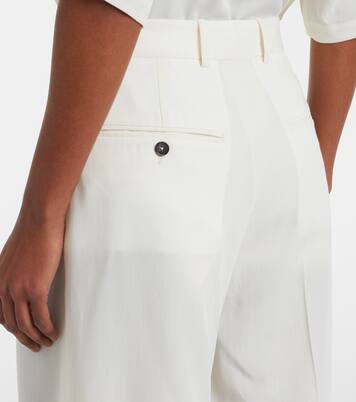 Semi-sheer Bermuda shorts | Toteme