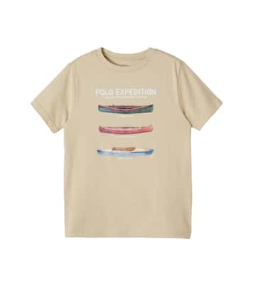 Printed cotton jersey T-shirt | Polo Ralph Lauren Kids