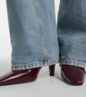 Jill leather ankle boots | Saint Laurent